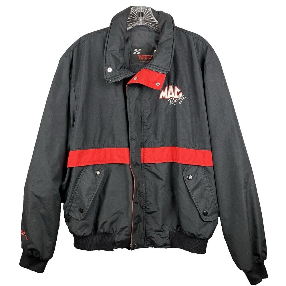 VTG Mac Tools Racing Jacket Mens L Made By Hendrick Sportswear Charlotte NC USA